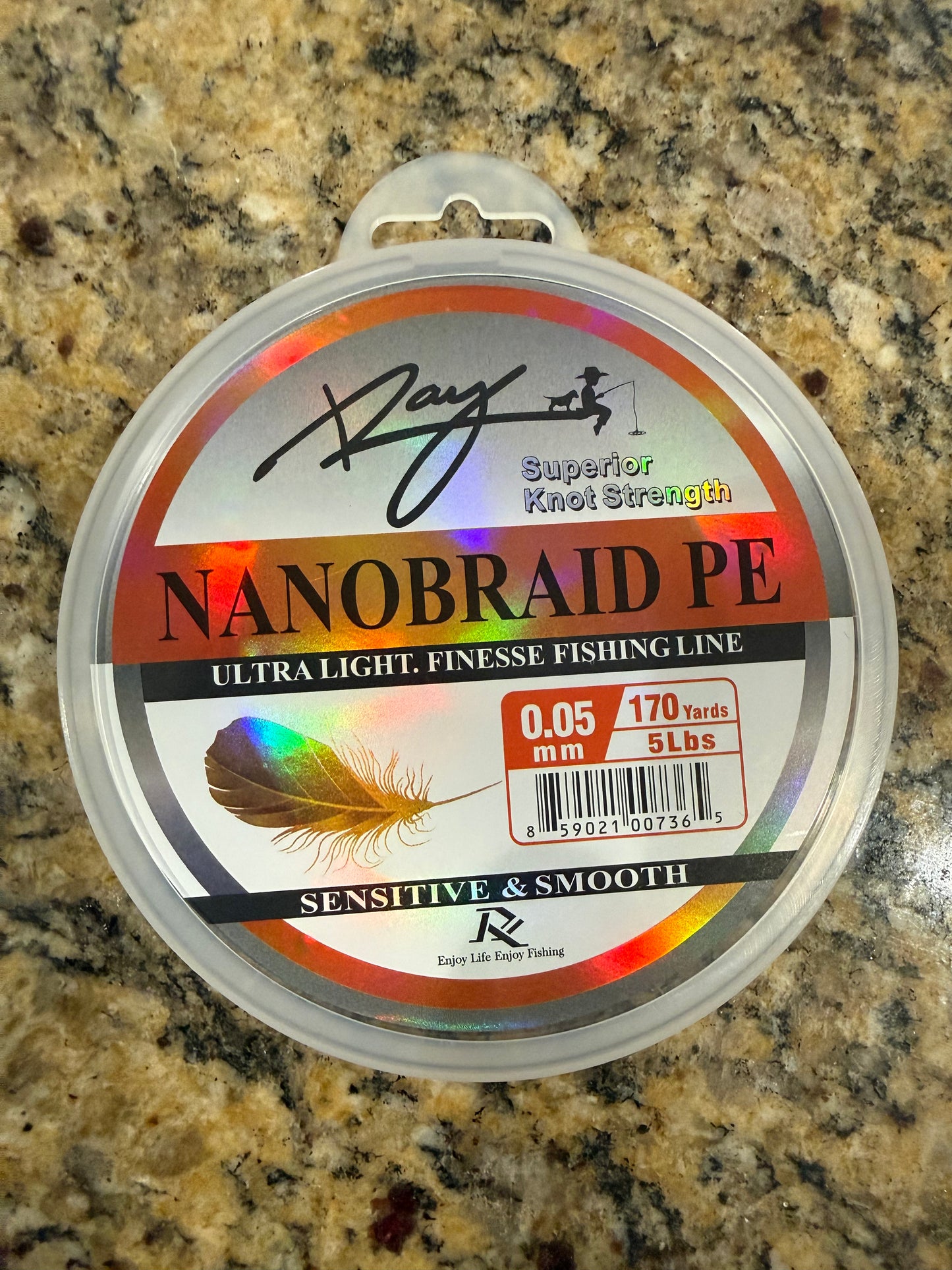 5LB orange rays braid